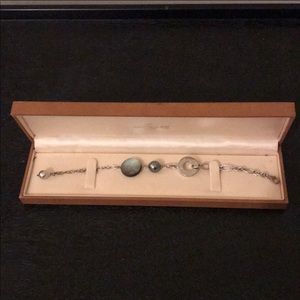 Tahitian black pearl bracelet